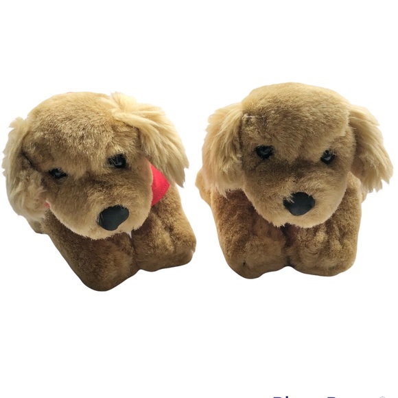 Build a Bear Lil' Bearemy's Kennel Pals 2 Mini Plush Golden Retriever Puppy BAB - Picture 14 of 16